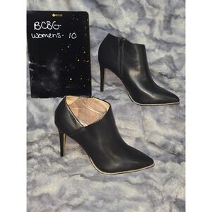 NEW BCBGeneration Women's Hadix Ankle Booties in Black‎ W/ metal details Size 10